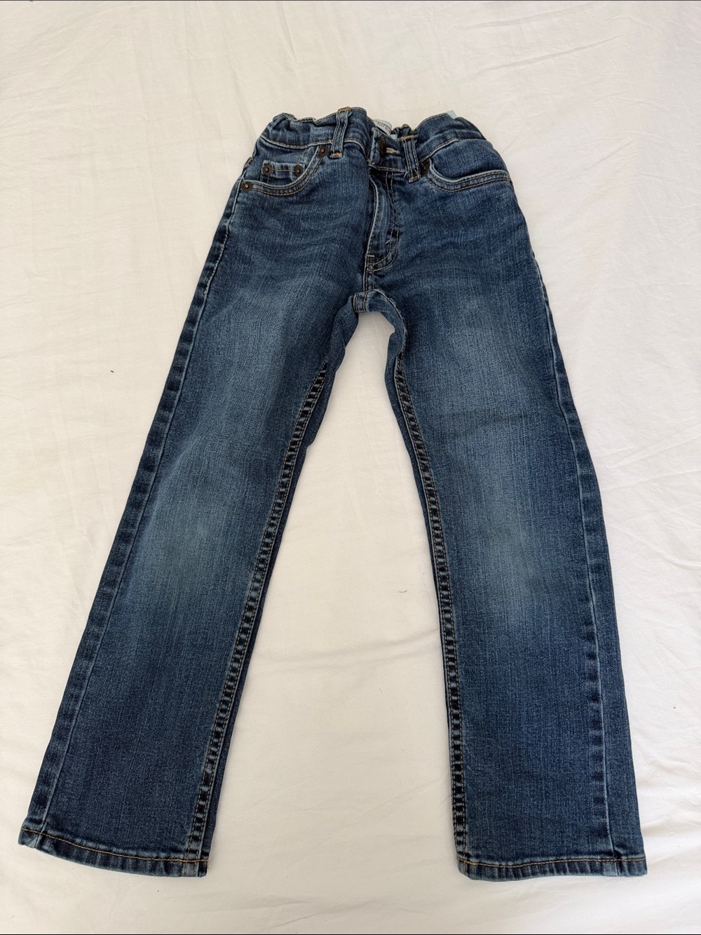 Levi’s Blue Denim Jeans with Contrast Stitching boys size 5-6yrs